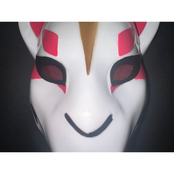 Fortnite Drift Fox Mask Teen/Adult Plastic Face Mask Cosplay Epic Game Halloween - Picture 3 of 4